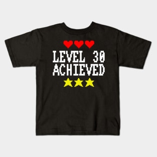 Level 30 Achieved Kids T-Shirt